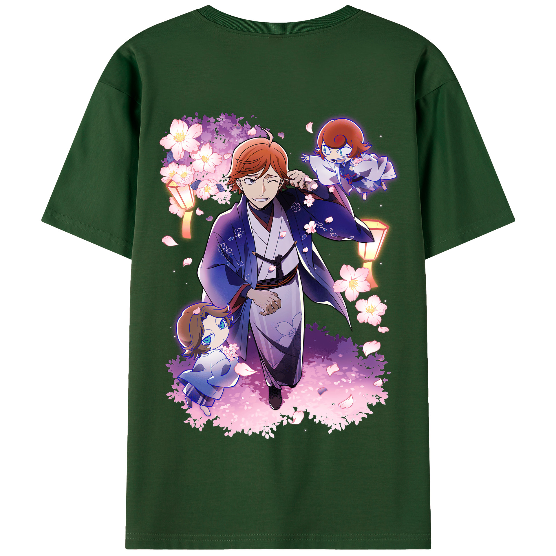 （画像用） 文豪ストレイドッグス Bungo Stray Dogs 綿100％半袖Tシャツ（背面プリント）